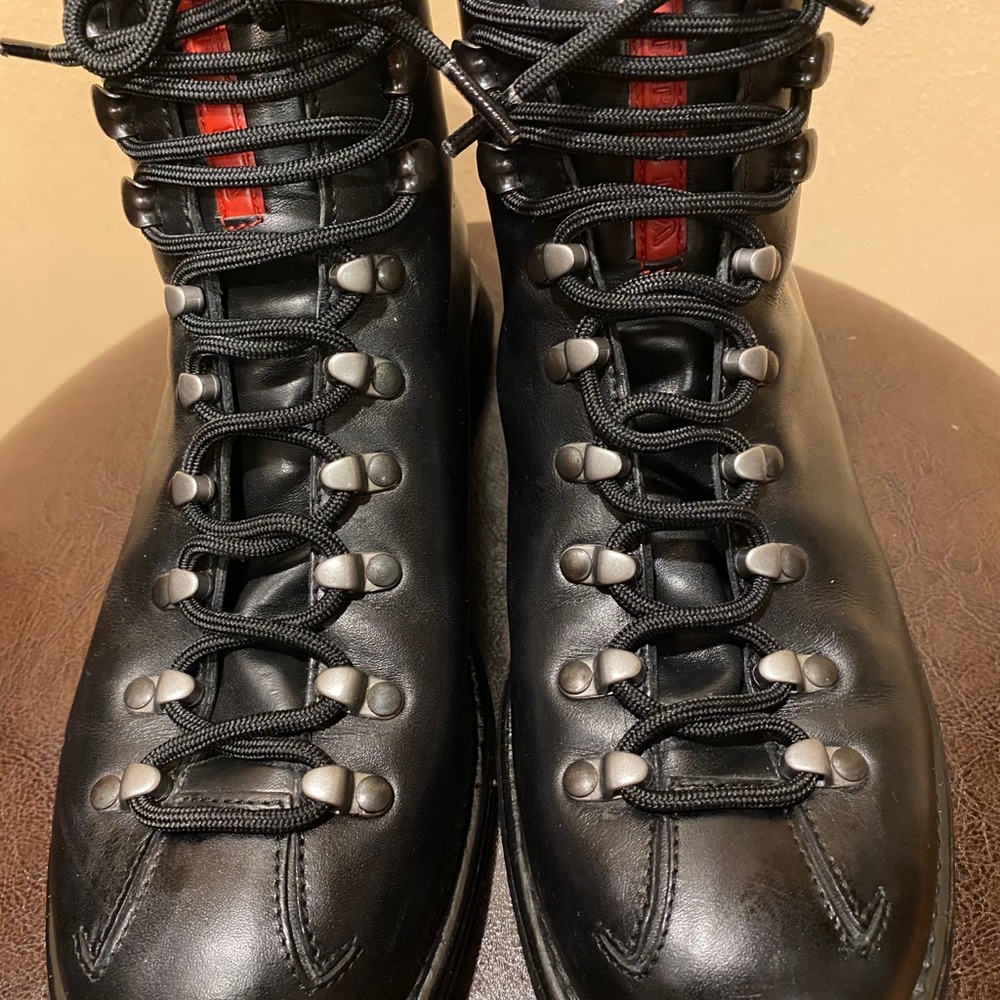 ❤️Prada Sport Black Combat Boots.  EUC. - Picture 6 of 11